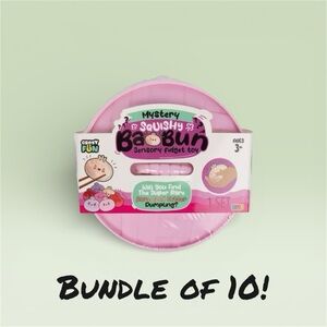 Viral Mystery Dumpling! NEW* Valentines Rose Gold Glitter Mystery Squishy *RARE*